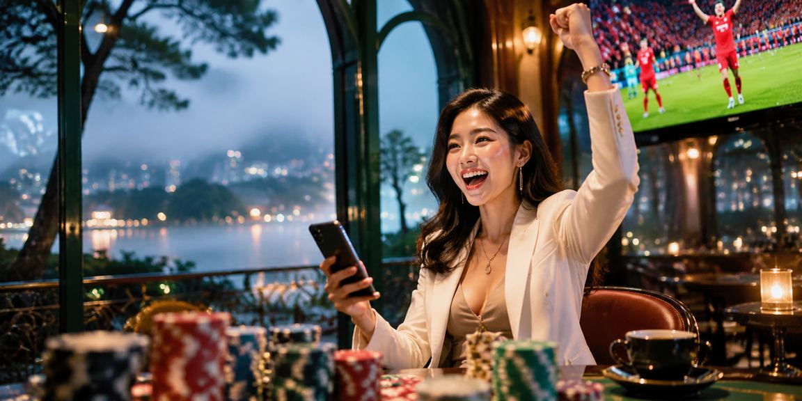 Người chơi thưởng thức cà phê và trải nghiệm cá cược tại Đà Lạt